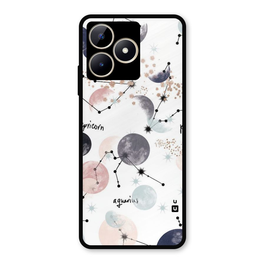 Zodiac Metal Back Case for Realme C53