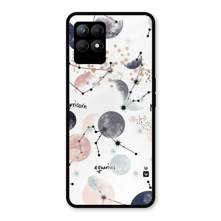 Zodiac Metal Back Case for Realme Narzo 50