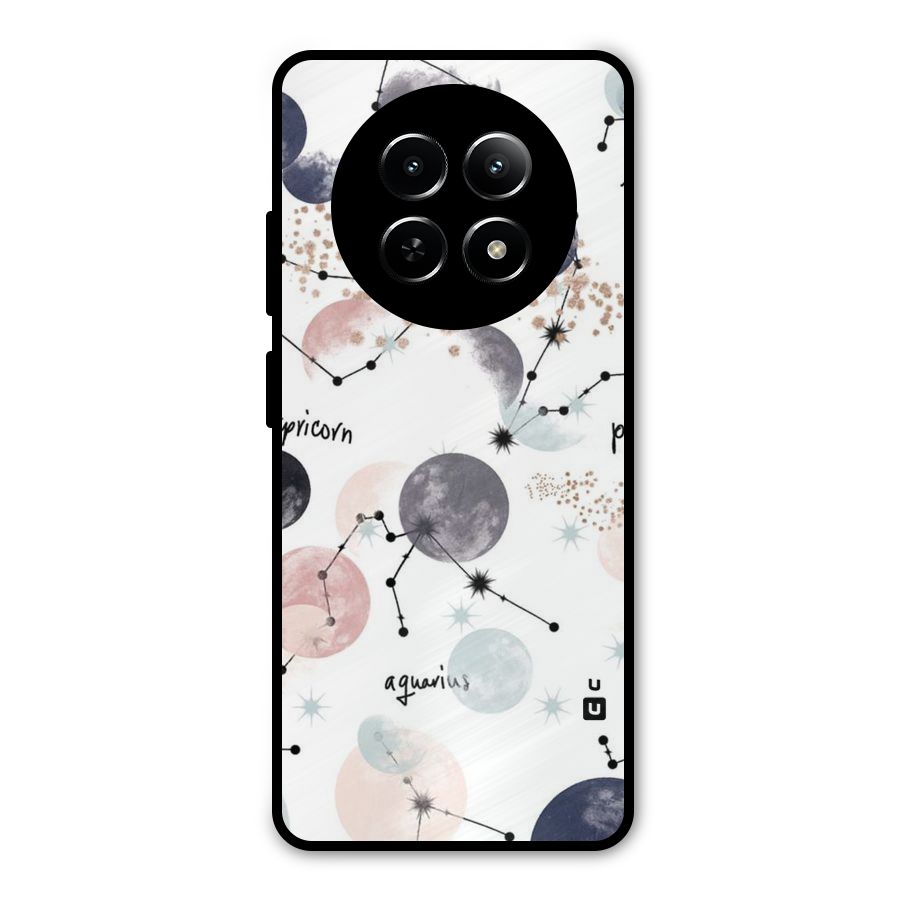 Zodiac Metal Back Case for Realme Narzo 70x 5G