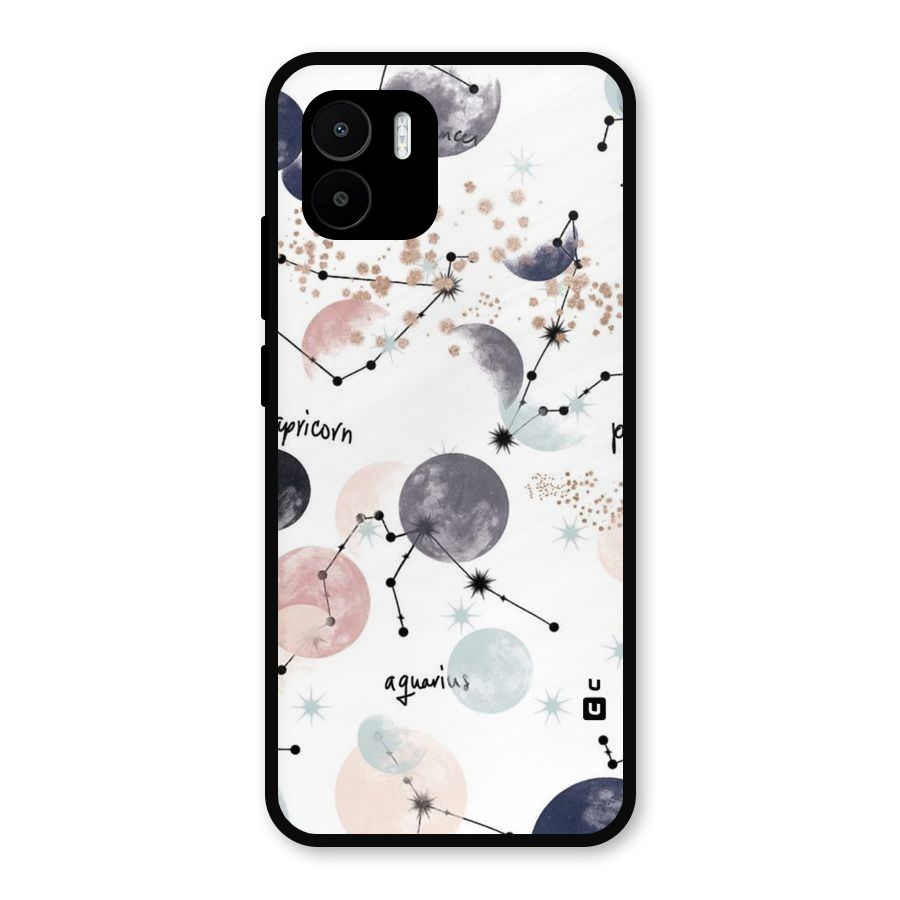 Zodiac Metal Back Case for Redmi A2