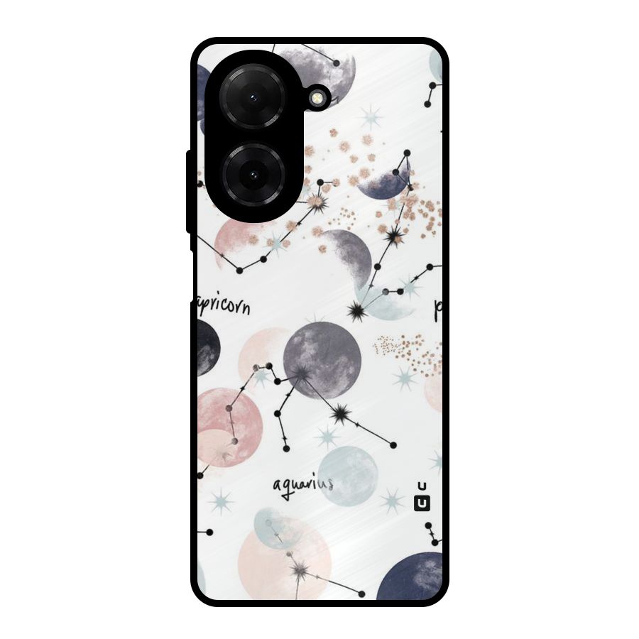 Zodiac Metal Back Case for Redmi A5 4G