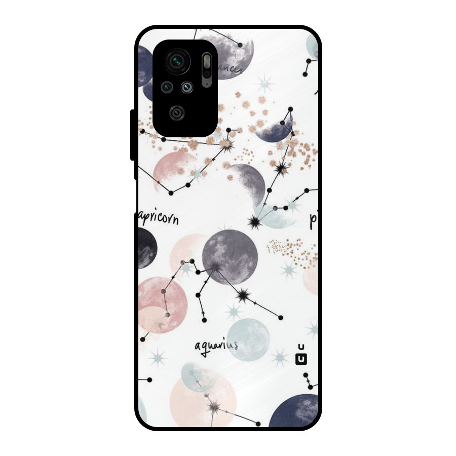 Zodiac Metal Back Case for Redmi Note 10S