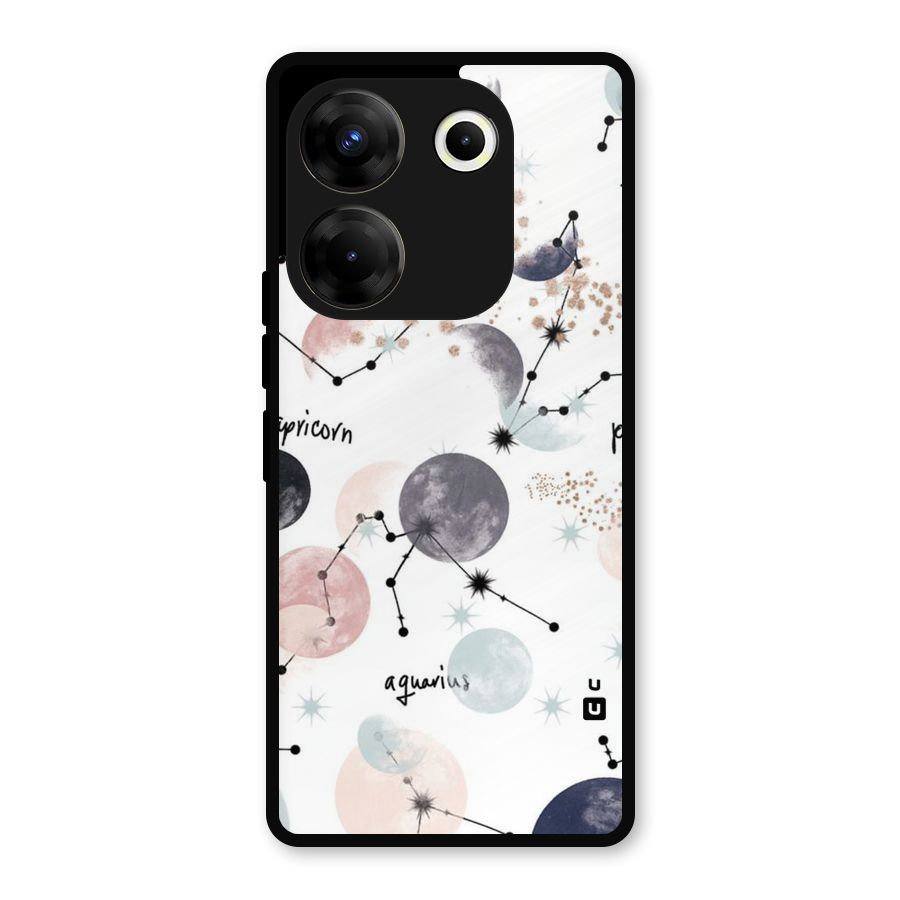 Zodiac Metal Back Case for Tecno Camon 20