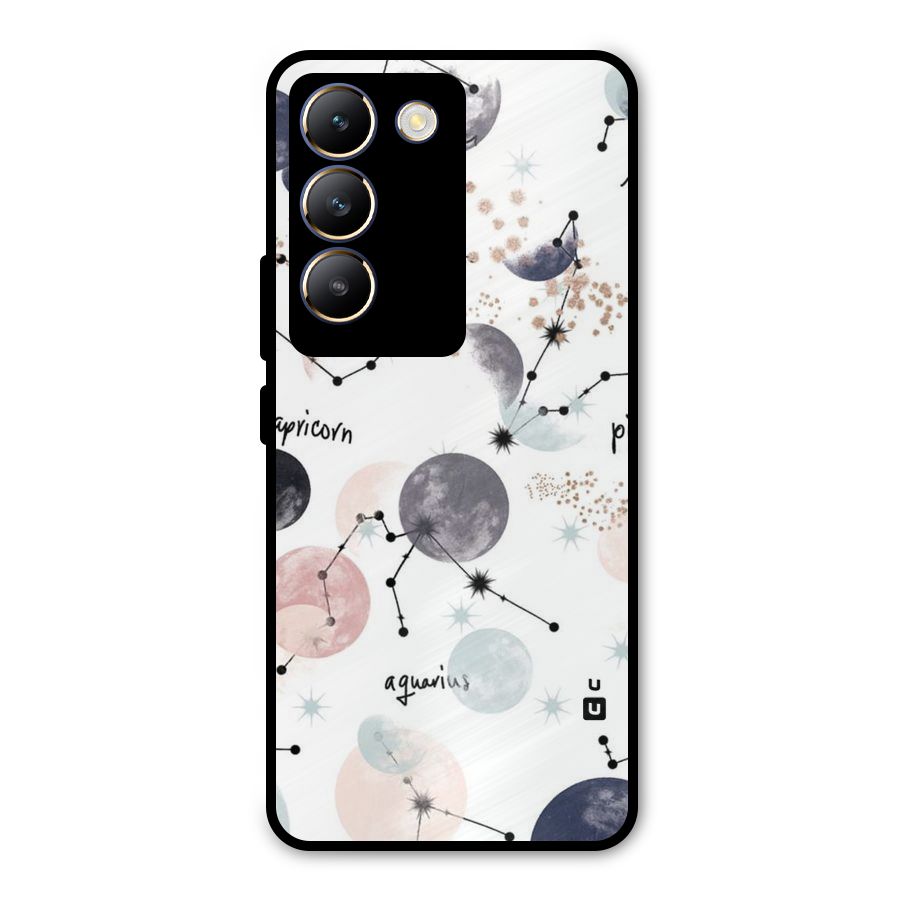 Zodiac Metal Back Case for Vivo T3 5G