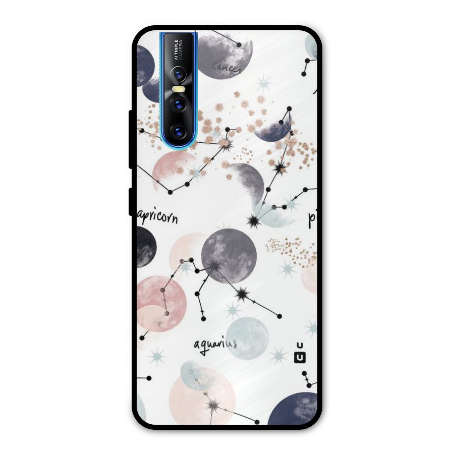 Zodiac Metal Back Case for Vivo V15 Pro