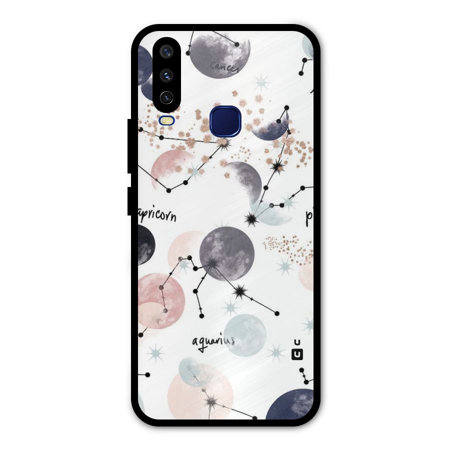 Zodiac Metal Back Case for Vivo V17