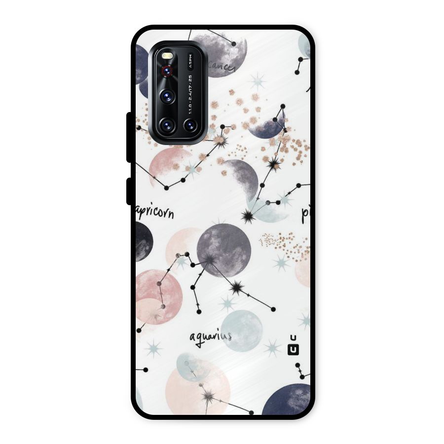 Zodiac Metal Back Case for Vivo V19