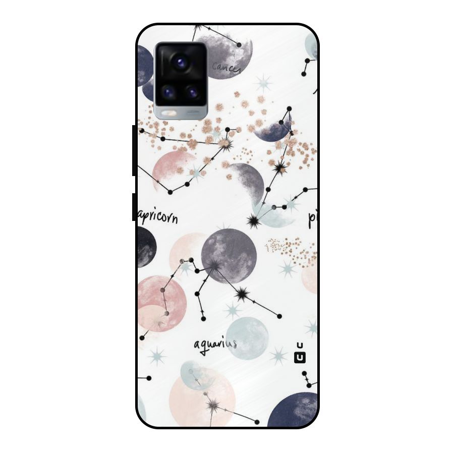 Zodiac Metal Back Case for Vivo V20