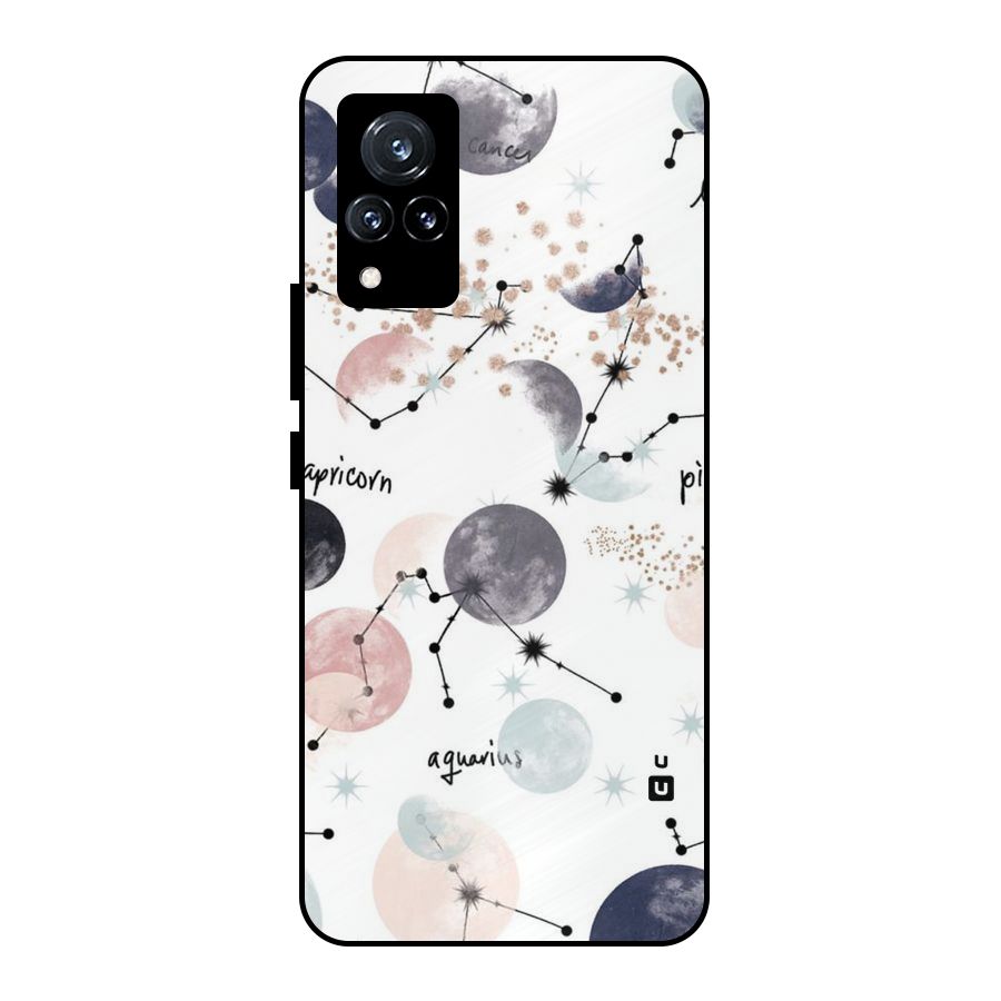 Zodiac Metal Back Case for Vivo V21 5G