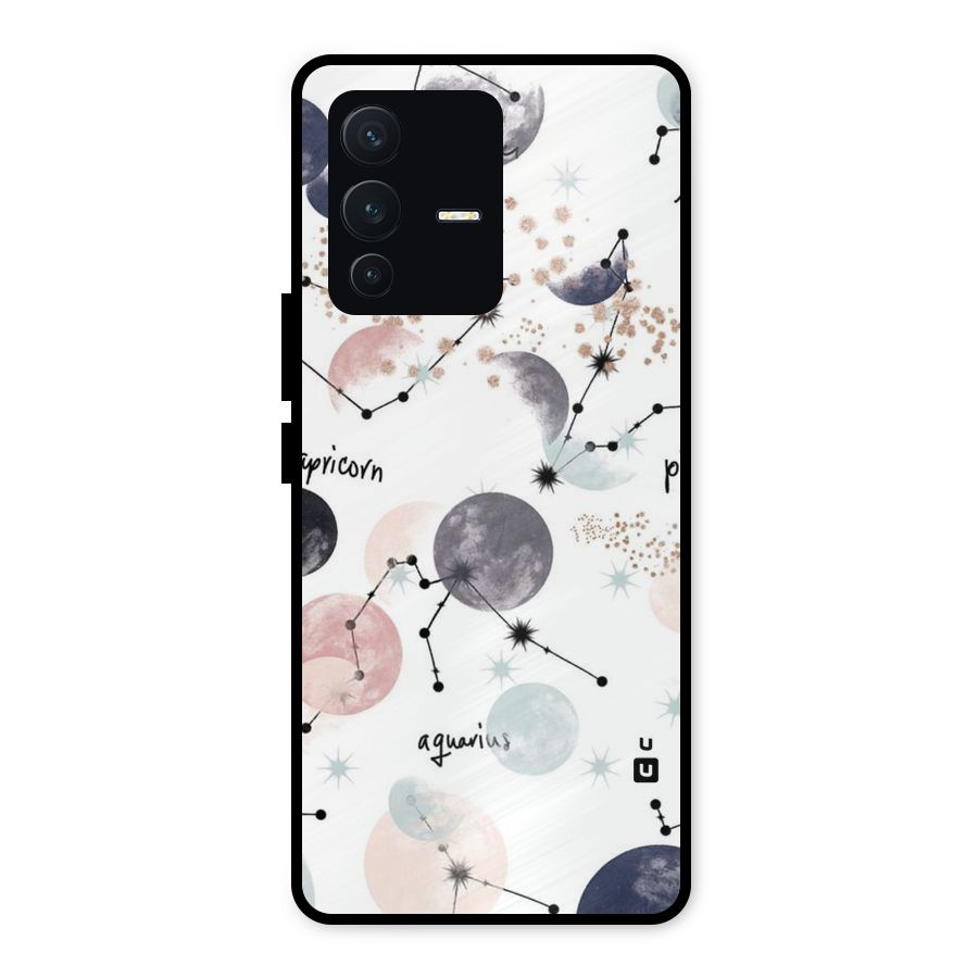 Zodiac Metal Back Case for Vivo V23 5G