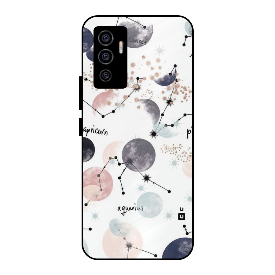 Zodiac Metal Back Case for Vivo V23e