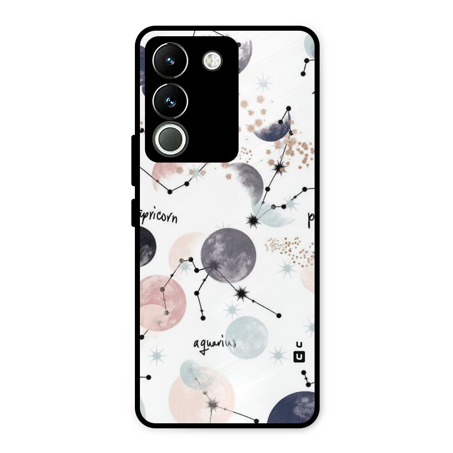 Zodiac Metal Back Case for Vivo Y200