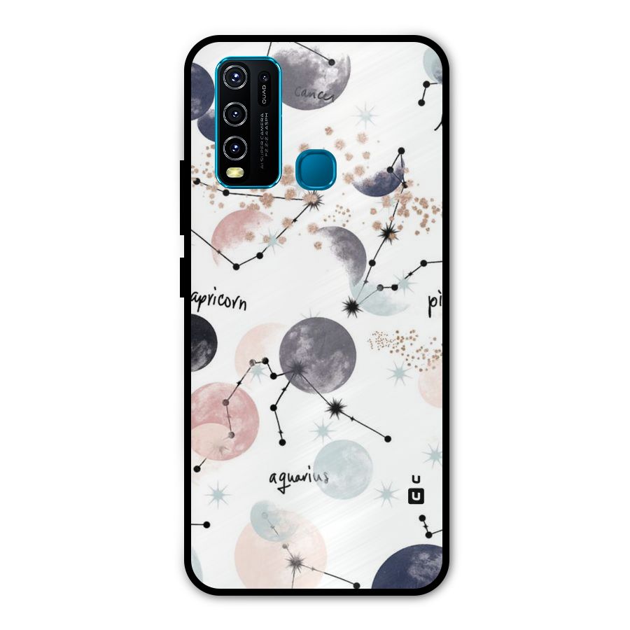 Zodiac Metal Back Case for Vivo Y30