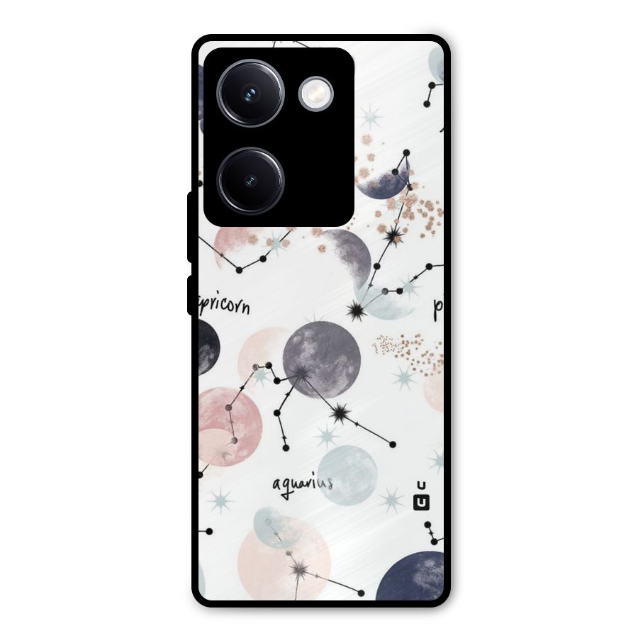 Zodiac Metal Back Case for Vivo Y300 Plus