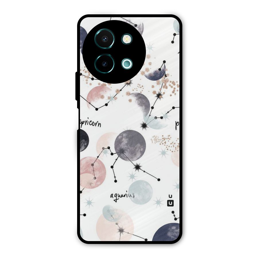 Zodiac Metal Back Case for Vivo Y58