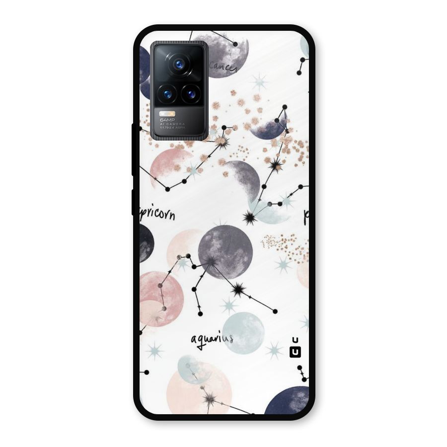 Zodiac Metal Back Case for Vivo Y73