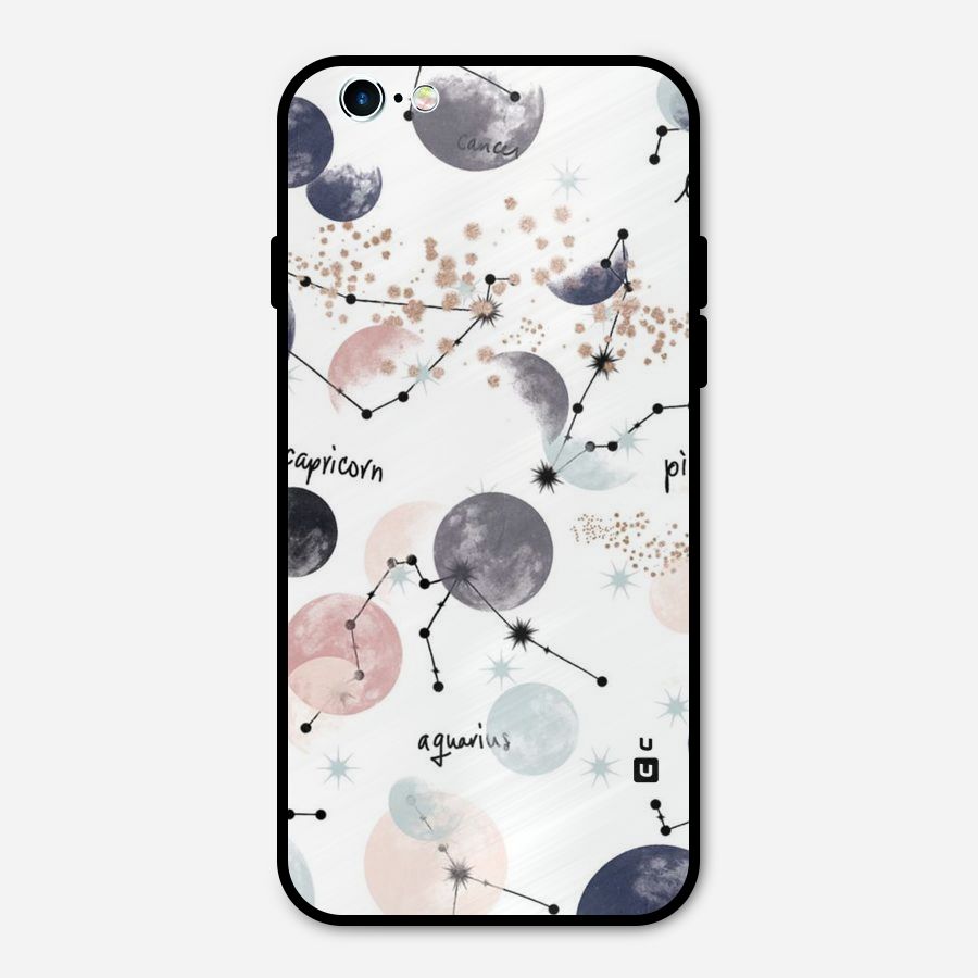 Zodiac Metal Back Case for iPhone 6 6s