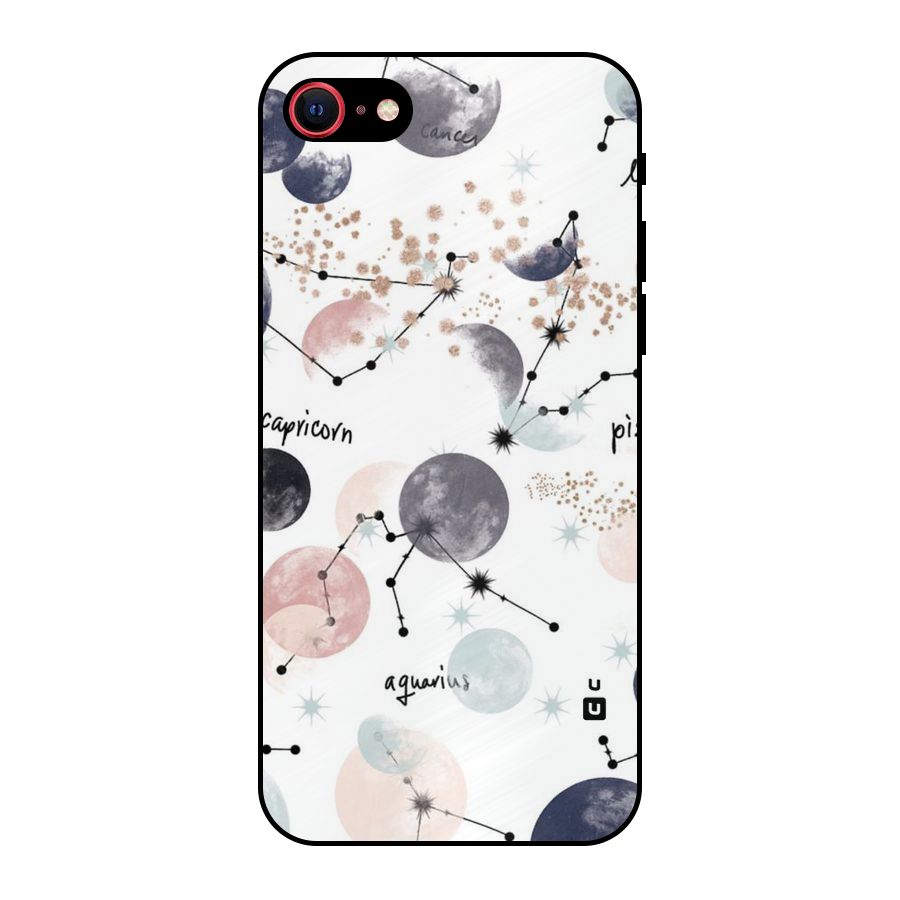Zodiac Metal Back Case for iPhone SE 2020