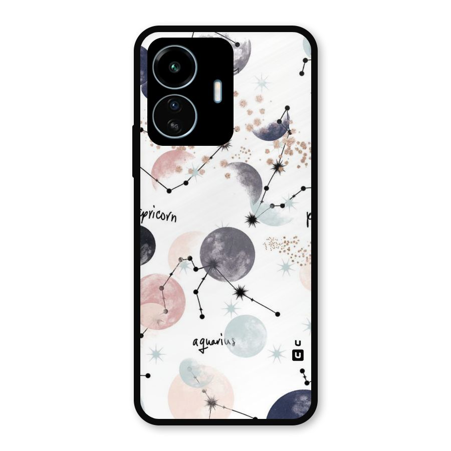 Zodiac Metal Back Case for vivo iQOO Z6 Lite 5G