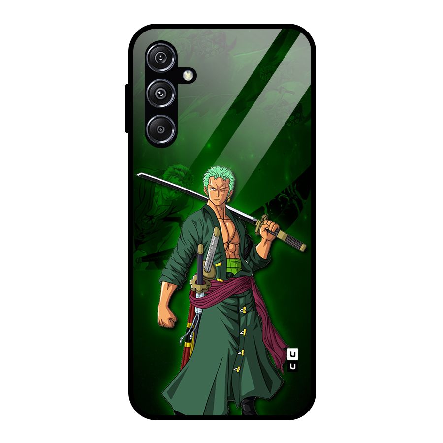 Zoro Ready Glass Back Case for Galaxy M34 5G