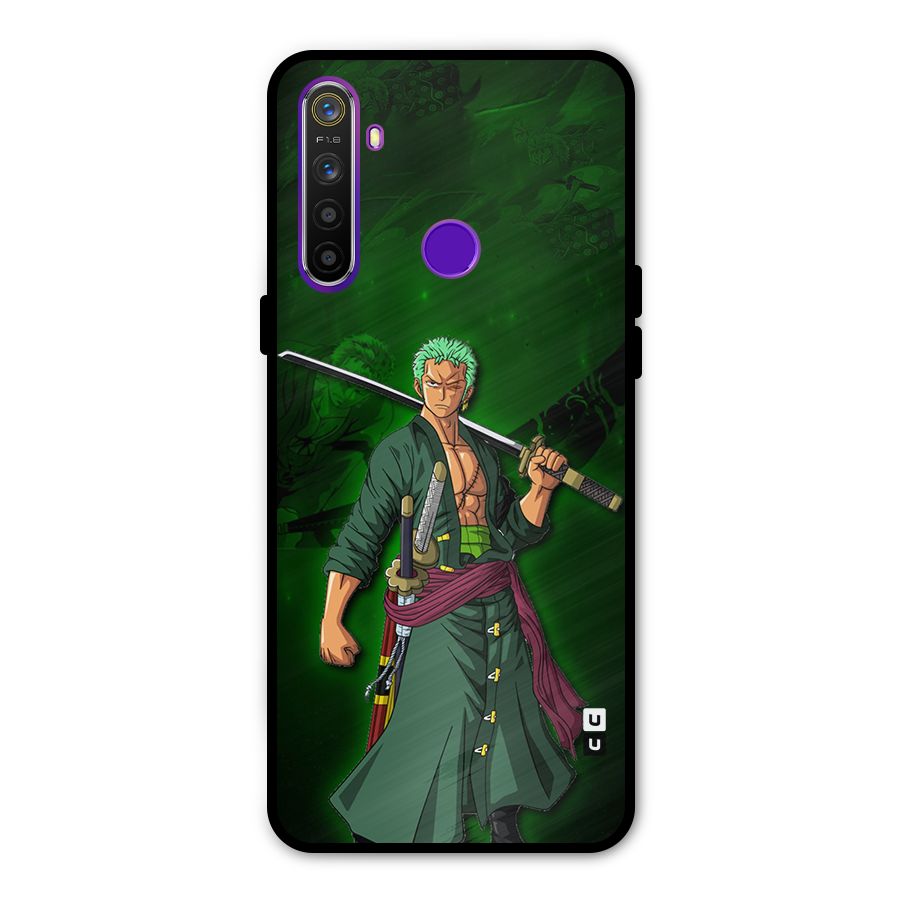 Zoro Ready Glass Back Case for Realme 5s