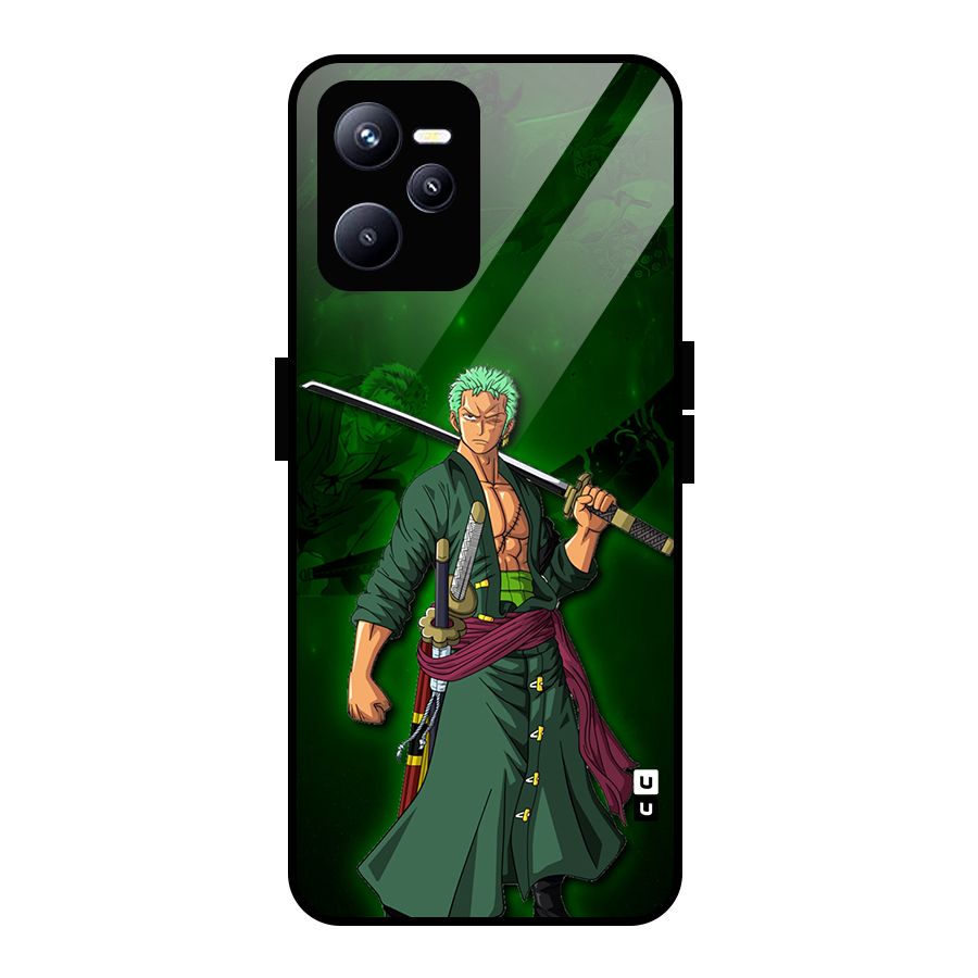 Zoro Ready Glass Back Case for Realme C35