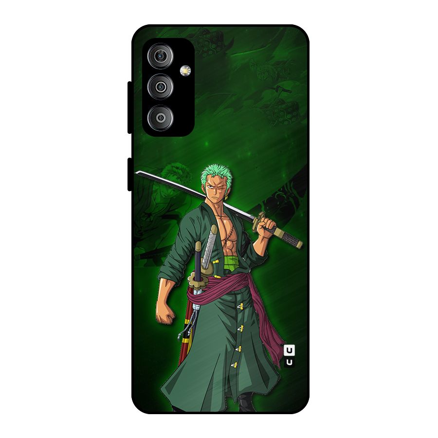 Zoro Ready Metal Back Case for Galaxy F23