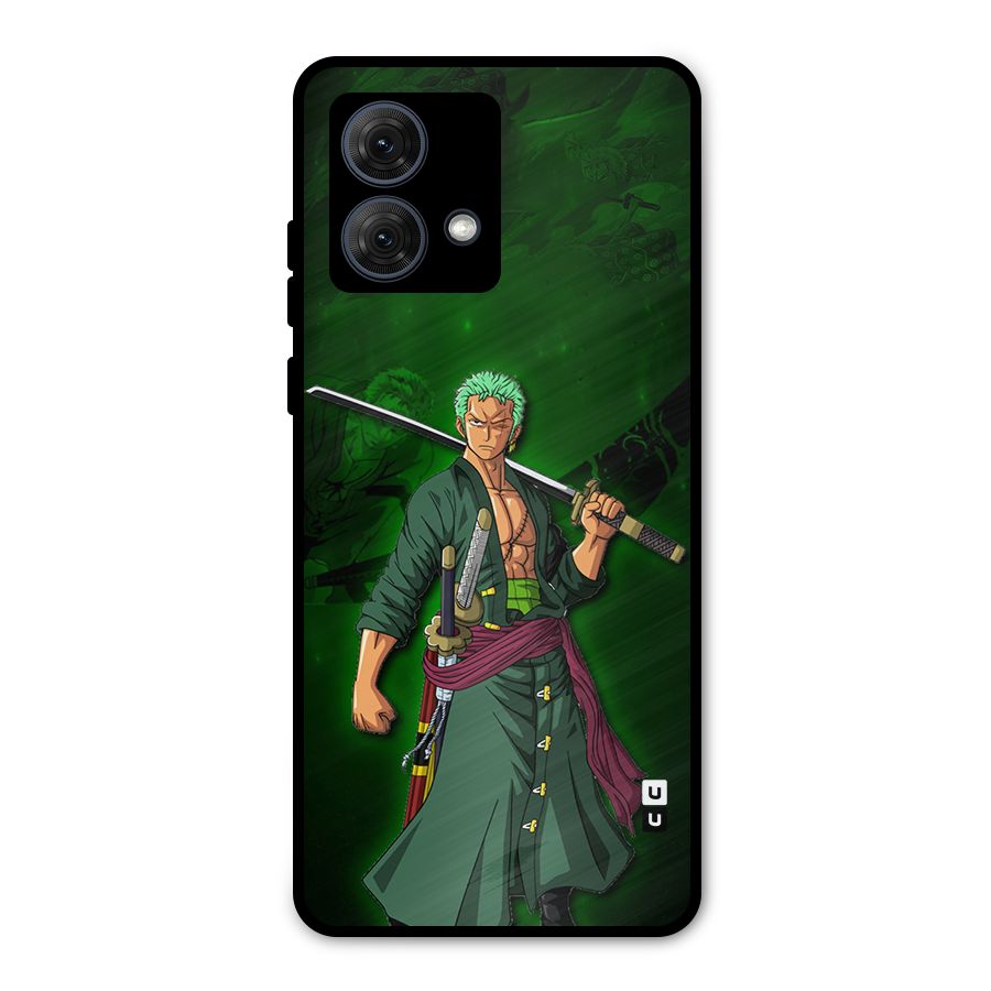 Zoro Ready Metal Back Case for Moto G84