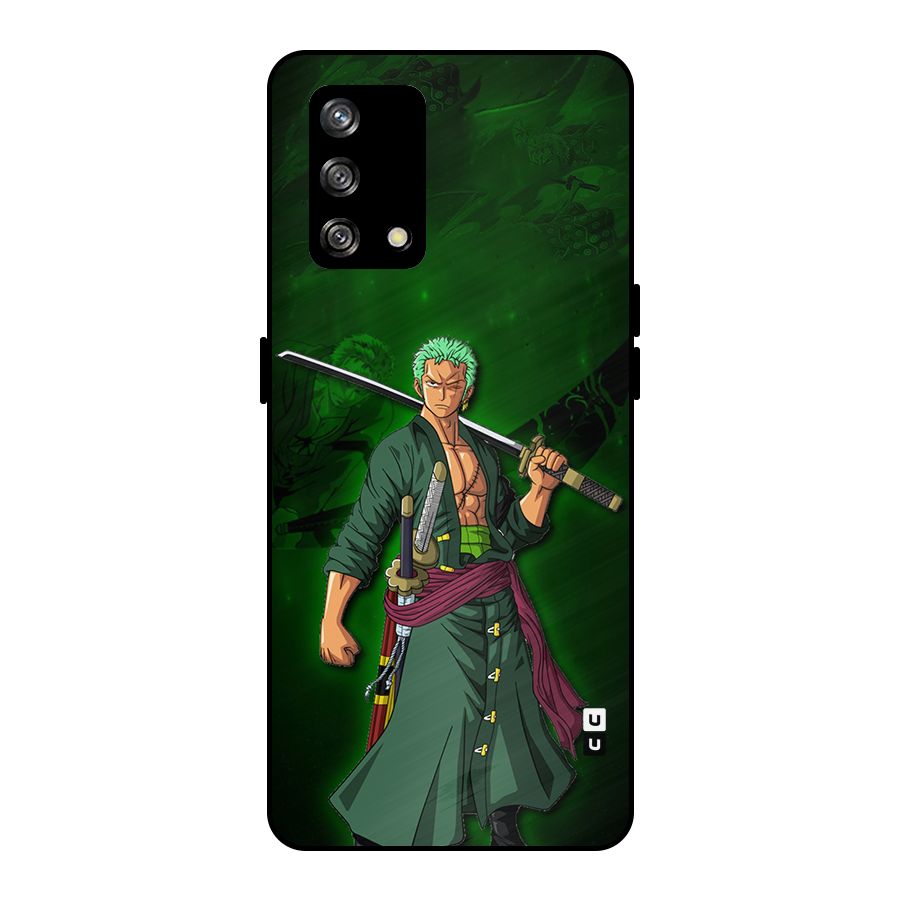 Zoro Ready Metal Back Case for Oppo F19