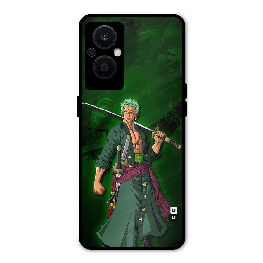 Zoro Ready Metal Back Case for Oppo F21 Pro 5G
