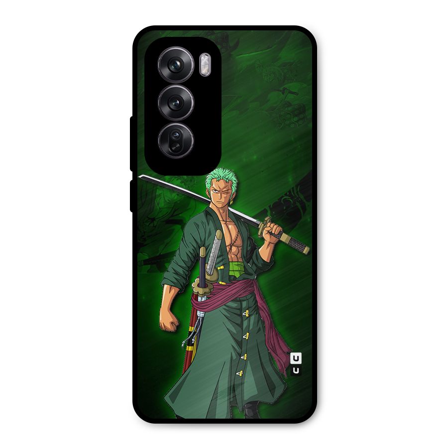Zoro Ready Metal Back Case for Oppo Reno12 Pro