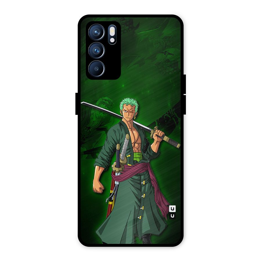 Zoro Ready Metal Back Case for Oppo Reno6 5G