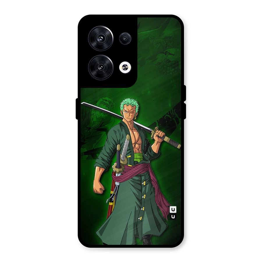 Zoro Ready Metal Back Case for Oppo Reno8 5G