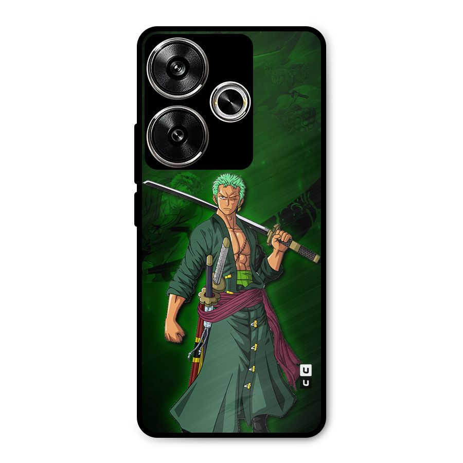 Zoro Ready Metal Back Case for Poco F6