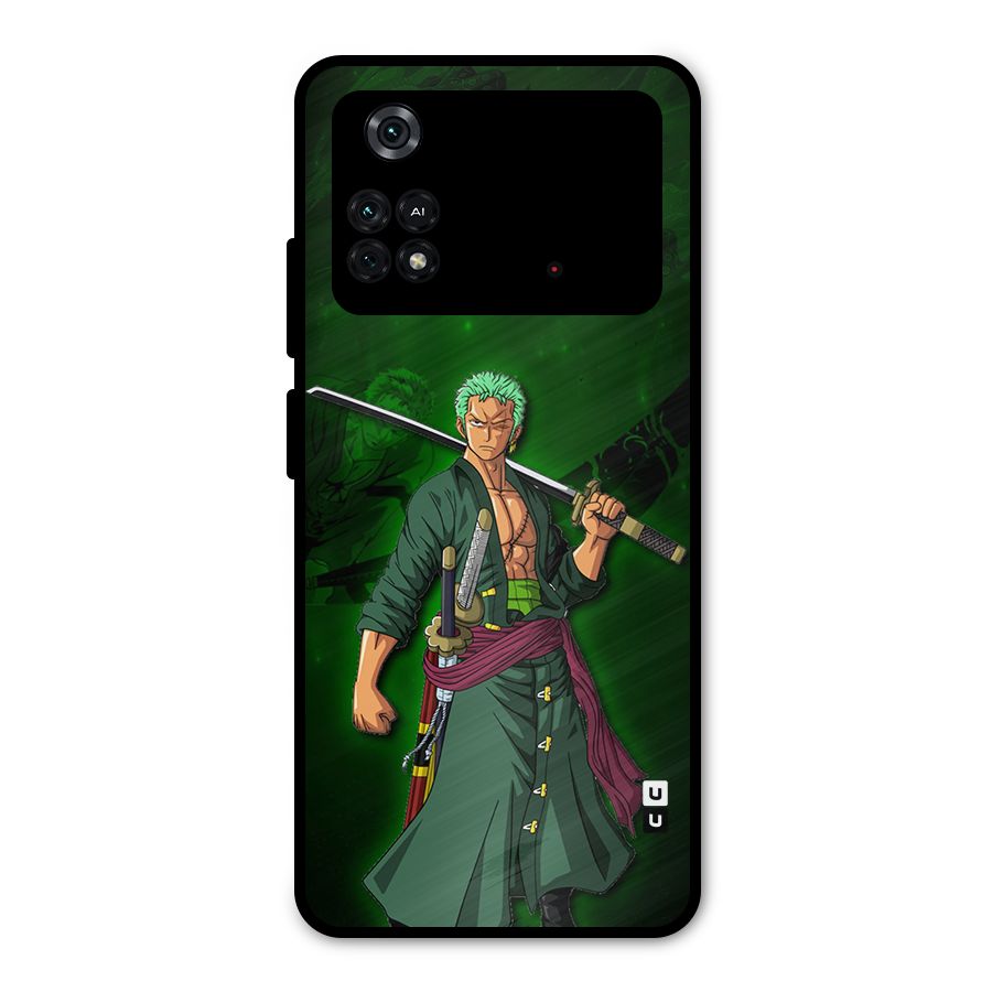 Zoro Ready Metal Back Case for Poco M4 Pro 4G
