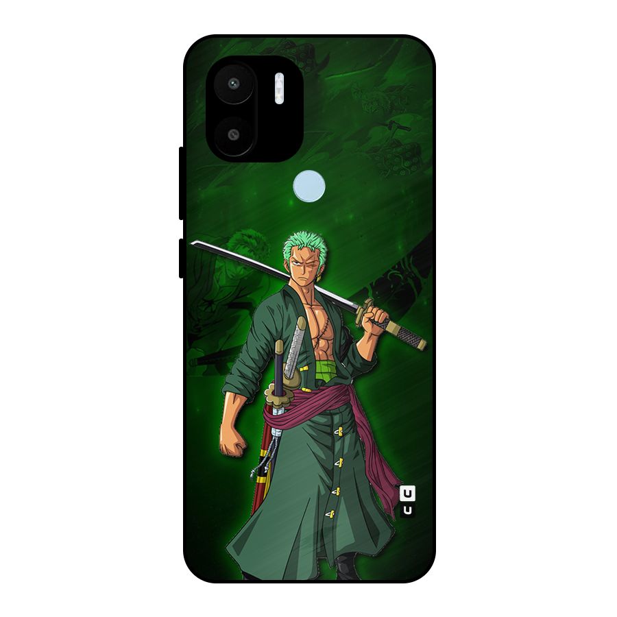 Zoro Ready Metal Back Case for Redmi A2+