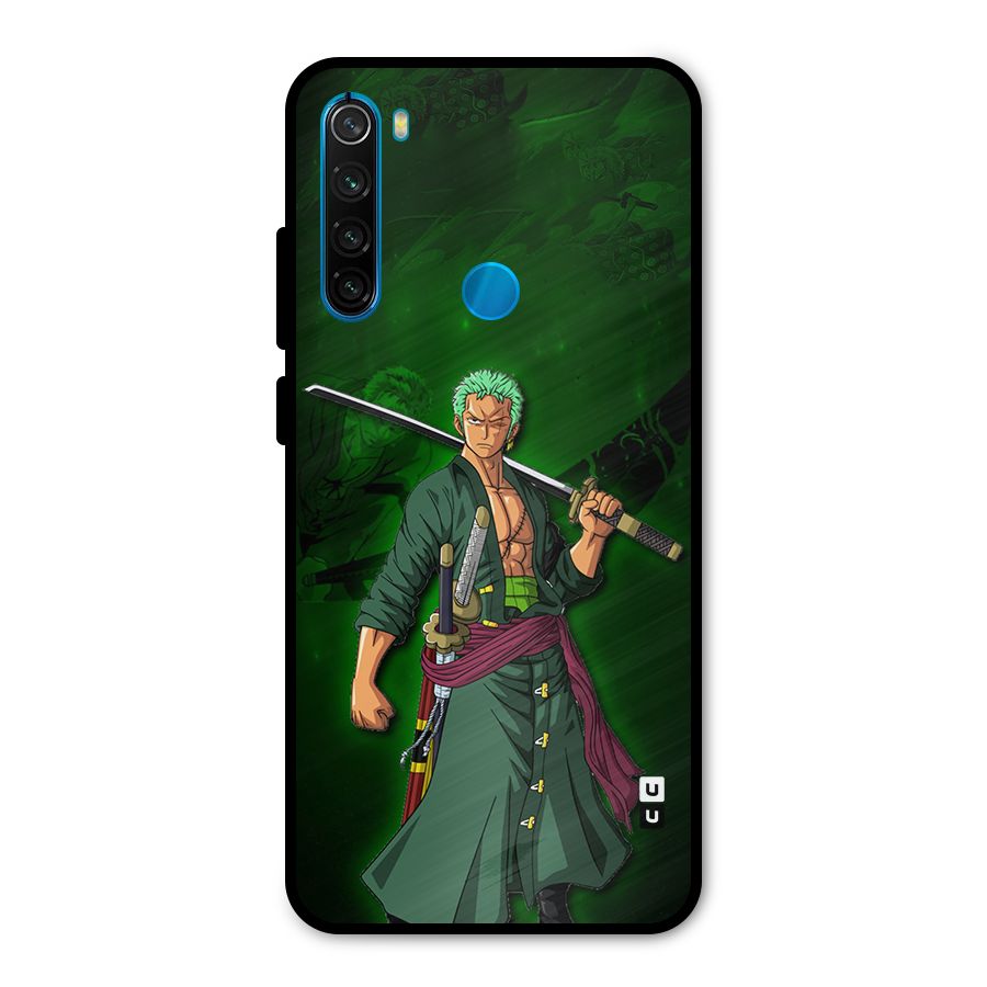 Zoro Ready Metal Back Case for Redmi Note 8