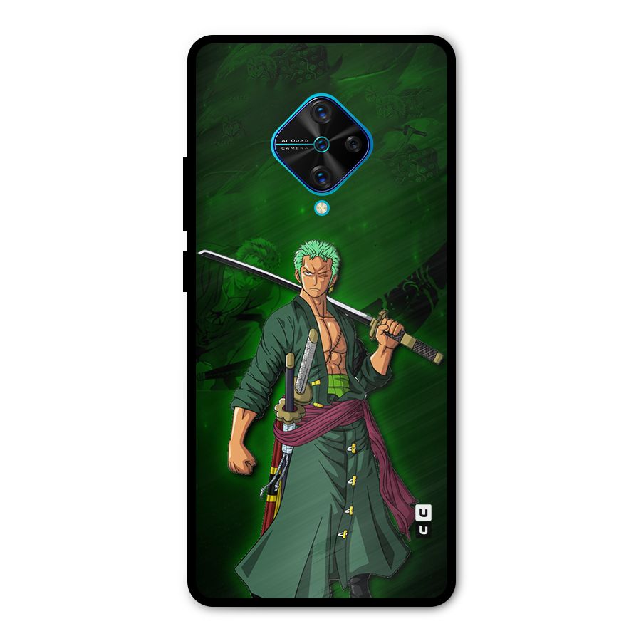 Zoro Ready Metal Back Case for Vivo S1 Pro