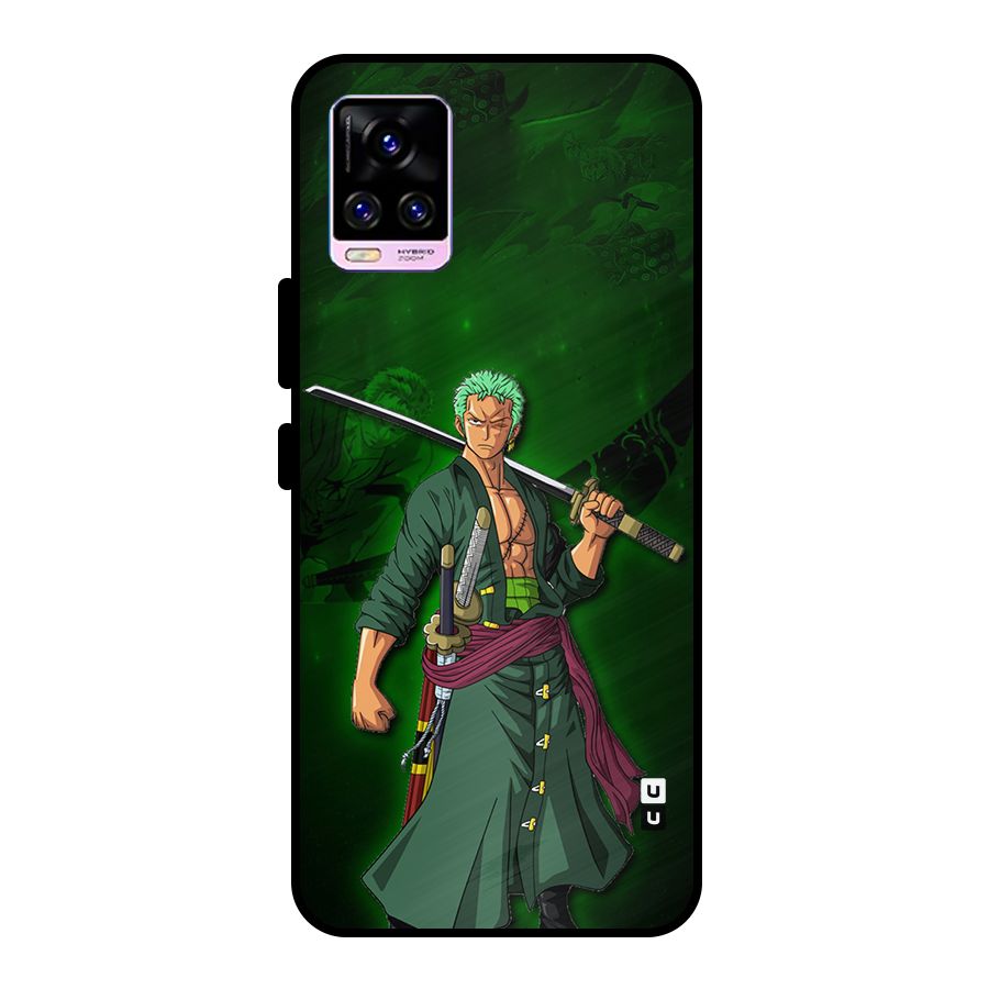 Zoro Ready Metal Back Case for Vivo V20 Pro
