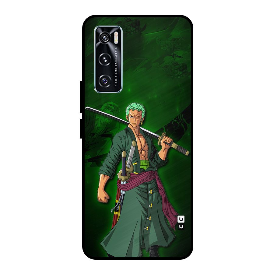 Zoro Ready Metal Back Case for Vivo V20 SE