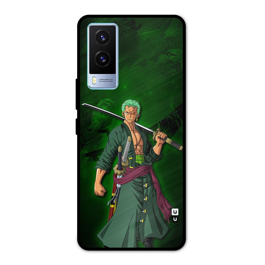 Zoro Ready Metal Back Case for Vivo V21e 5G