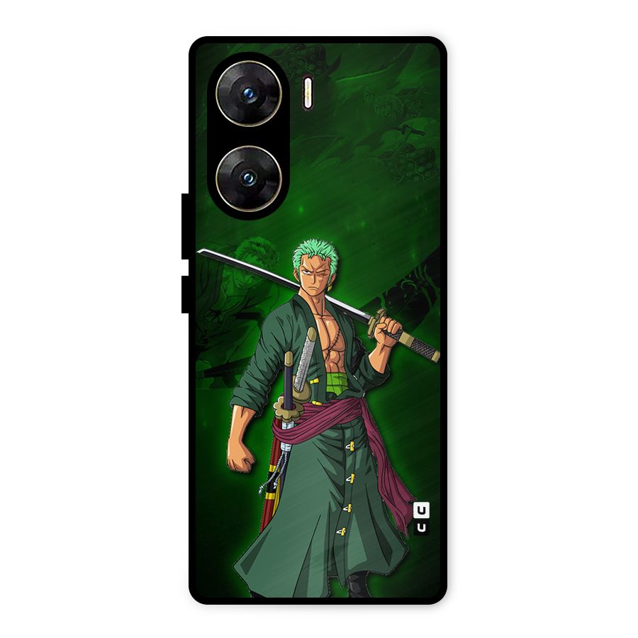 Zoro Ready Metal Back Case for Vivo V29e