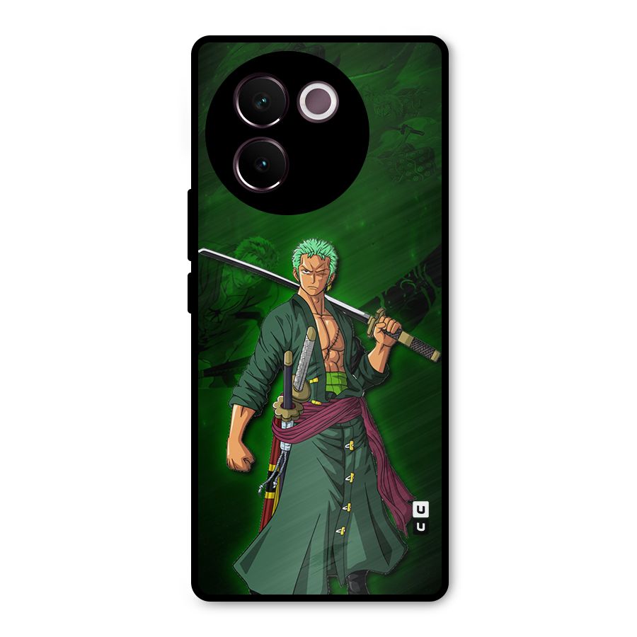 Zoro Ready Metal Back Case for Vivo V30e