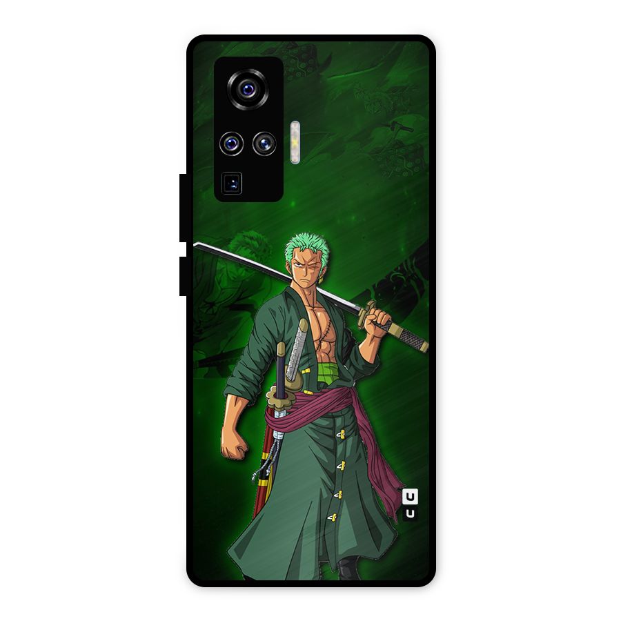 Zoro Ready Metal Back Case for Vivo X50 Pro