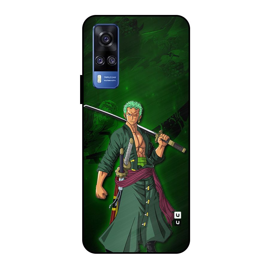 Zoro Ready Metal Back Case for Vivo Y51