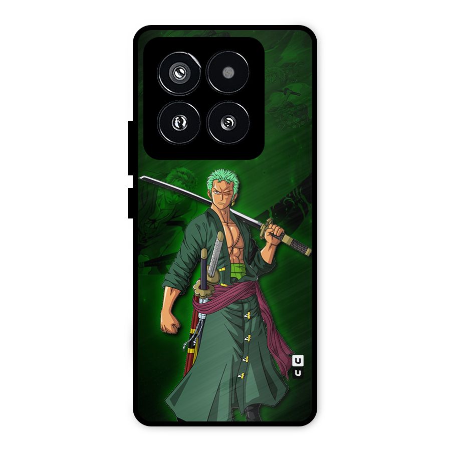 Zoro Ready Metal Back Case for Xiaomi 14 Pro