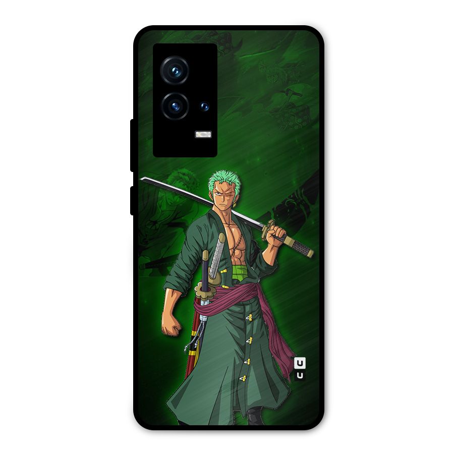 Zoro Ready Metal Back Case for iQOO 9 5G