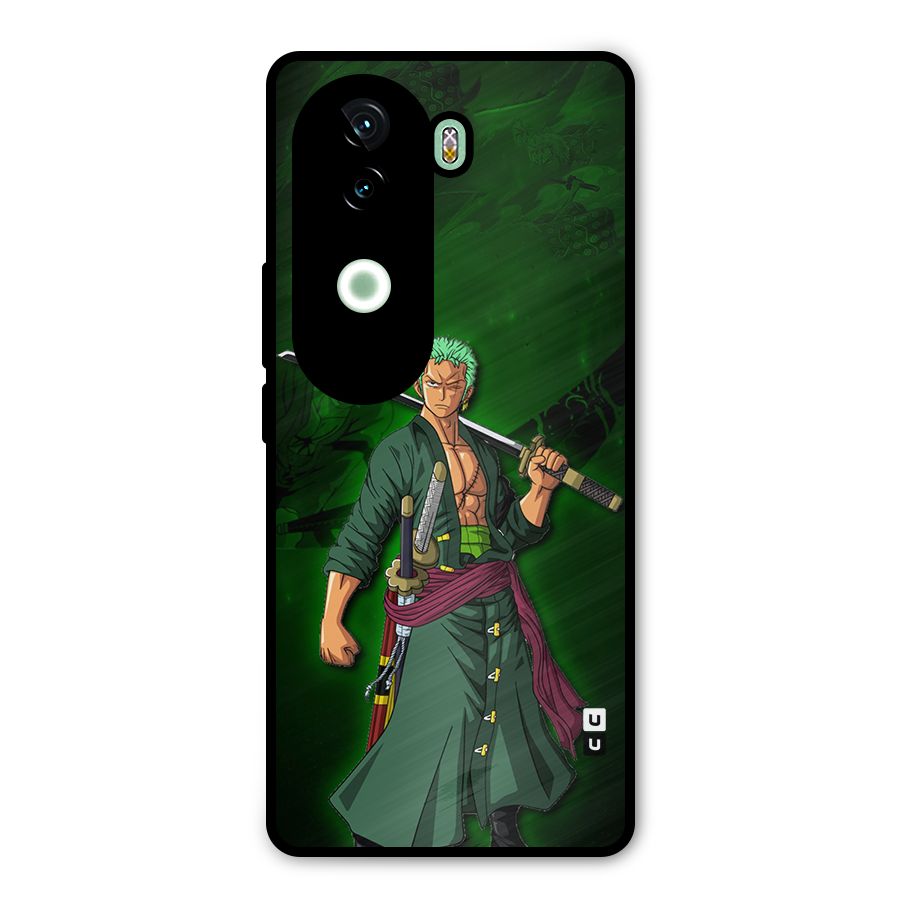Zoro Ready Metal Back Case for iQOO Z9s