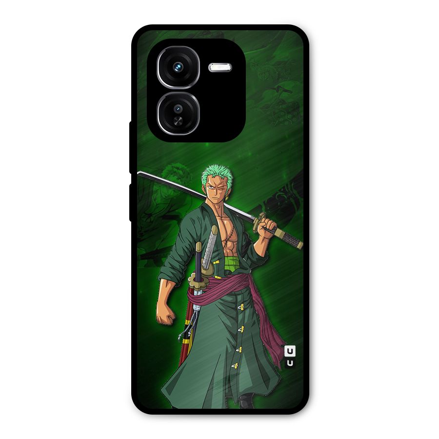 Zoro Ready Metal Back Case for iQOO Z9x
