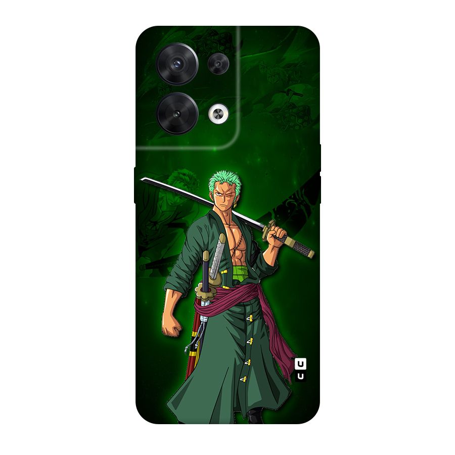 Zoro Ready Original Polycarbonate Back Case for Oppo Reno8 5G